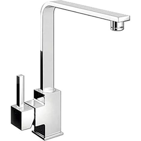 GRIFO MONOMANDO DE COCINA DE DISEÑO ANGULAR (1/2)
