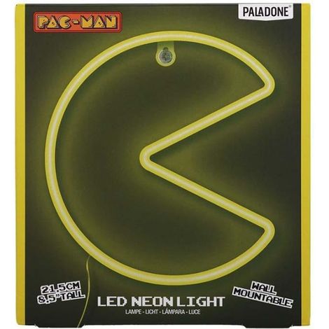 Paladone Pac-Man Applique murale LED jaune 21.5 cm