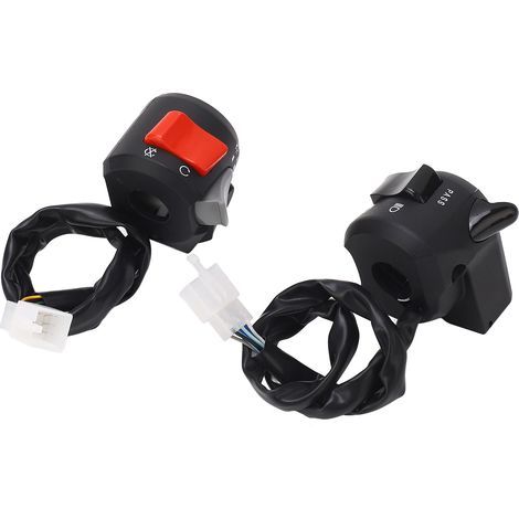 Interruttore da manubrio per moto da 7/8 di pollice, con funzioni di indicatori di direzione, clacson, abbaglianti e anabbaglianti e pulsante di avvio/arresto per PCX 160 150. (1/5)