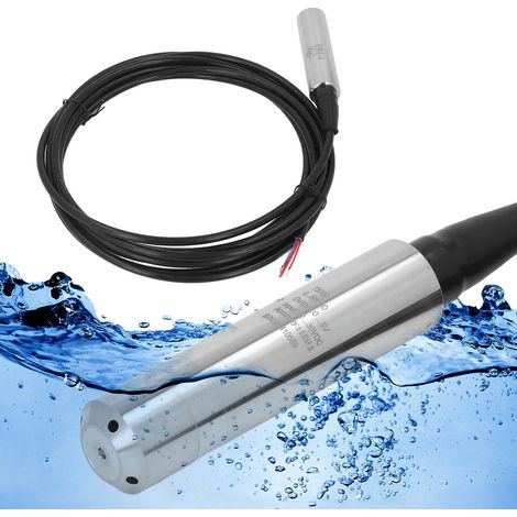 Transmetteur de niveau submersible T3000, capteur de niveau d'eau haute précision, alimentation : 12-30 V CC, signal de sortie : 0-5 V, longueur du câble : 5 m (1/5)
