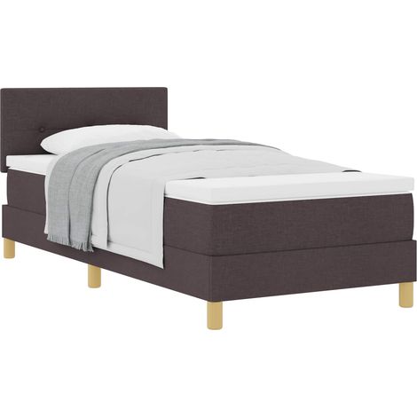 Maison Exclusive - Boxspringbett mit Kissen Dunkelbraun 80 x 200
