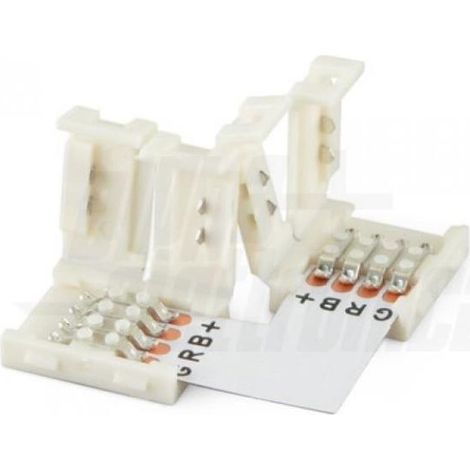 Kit de 10 conectores en l alpha elettronica para tiras de led rgb de 10mm- jo379/051/04 (1/2)