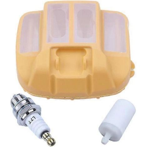 Filtre à air et à carburant compatible avec les tronçonneuses Husqvarna 545 et 550xp, et Jonsered CS2253 (référence 522675405). (1/4)