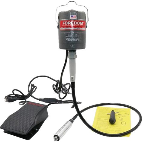 Meuleuse à arbre flexible, 24000 RPM, Machine électrique de polissage de bijoux, 220V Prise EU (1/2)