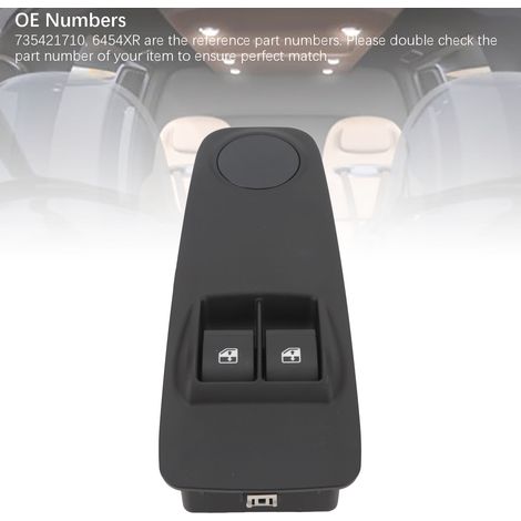 Elektrischer Fensterheberschalter Fahrerseite, Schalter 735421710, robustes ABS, für Jumper/Ducato/Boxer 2006-2014 (1/5)