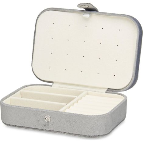 Cofanetto in velluto giftdecor grigio poliestere qualità
