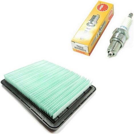 Kit filtre à air et bougie moteur tondeuse – Filtre d'origine Honda 17211ZL8023 – Bougie BPR6ES – Compatible GCV 135/140/145/160/170/190 (1/2)