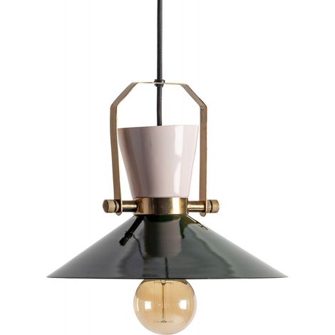 Lampe suspendue - Vert, Crème (1/3)