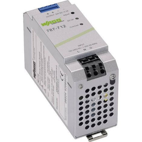 ALIMENTATION RAIL DIN WAGO EPSITRON ECO POWER 787-712 28.8 V/DC 20 A 60 W 1 X (1/3)