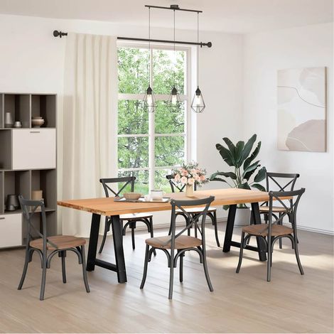 Maison Exclusive - Patas para mesa de comedor en forma de A (2 un (1/5)