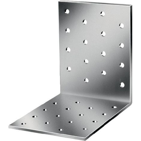 Ángulo de placa perforada 60x60x40mm S.2.5mm VORMANN (Por 50)