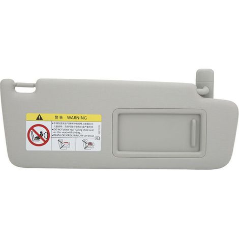 Jeffergarden Pare-soleil intérieur avant droit pour voiture 5GG857552, pièce de rechange en plastique ABS gris pour MK7 2014 – 2017