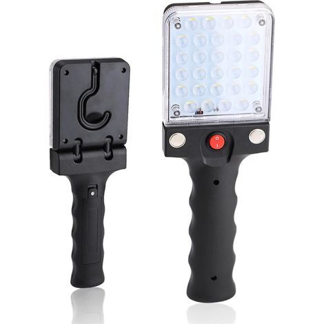 Lampe travail LED rechargeable – magnétique – portable – inspection – réparation voiture / camping – multifonctionnelle (1/5)