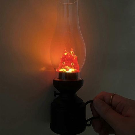Veilleuse LED flamme super sombre lampe de sommeil pour enfants, lumière d'ambiance bougie au kérosène (1/4)
