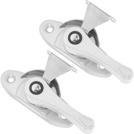 Verrous en Acier Inoxydable Crochet pour Fenêtres et Portes, Lot de 2, Serrure de Sécurité Garçon et Filles, Installation Simple pour Domicile