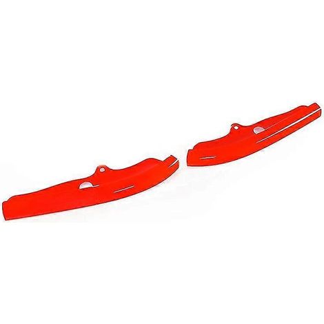 Bracingo Frontstoßstangen-Splitter-Schutzlippe/Diffusor-Abdeckung passend für Dodge Challenger R/T Scat Pack 2015-2022 – Rot