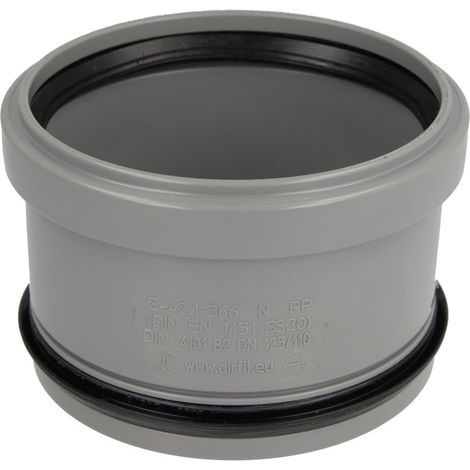 Airfit Riduttore per acque reflue a PP per tubo HT-/KG, DN 125 x 110 125110IR