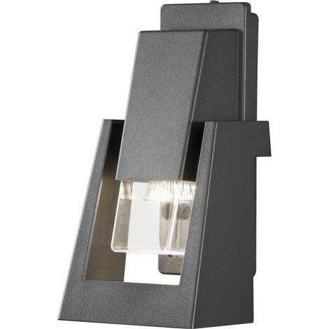 Konstsmide Potenza Applique d'extérieur moderne, gris foncé, simple GU10, IP54 (1/3)