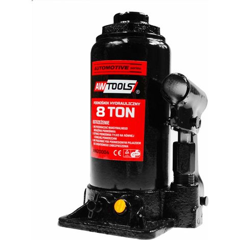 Cric à piston hydraulique AWTOOLS 8 tonnes 200 - 395 mm