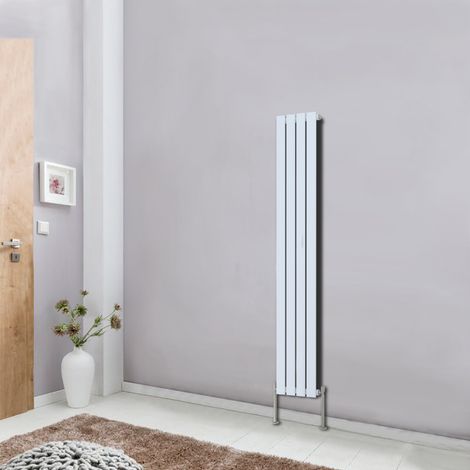 NRG Designer Radiator Flat Panel White Central Heating Rads Vertical 1600x272mm Single (1/5)
