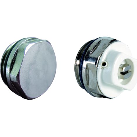 Purmo Delta Stopfenset AZ13DZ881012000 aus Blind- und weißen Entlüftungsstopfen 1/2"