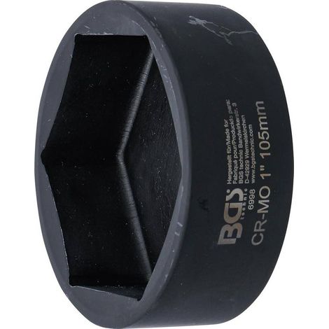 Clé de Moyeu Six Pans 105 mm - Pour DAF et Volvo - Robuste et Précise, Acier, Pro - D-Work
