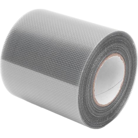 Moskitonetz-Reparaturband 80 mm x 9,15 m, selbstklebender Netzflicken, transparent grau. (1/5)