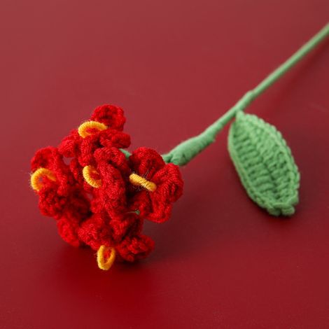 Bouquet De Fleurs Artificielles - En Coton Lait - Simulation De Myosotis - Décoration Intérieure Extérieure Bureau Jardin Cour Mariage - 1 Pièce (1/4)