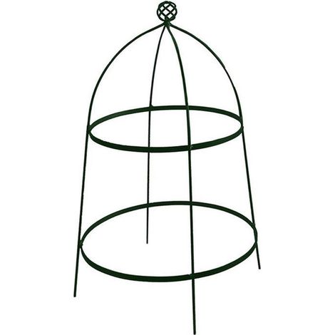 Plant Cloche Plant Support - Plastic Coated in Black - Single (1/3)