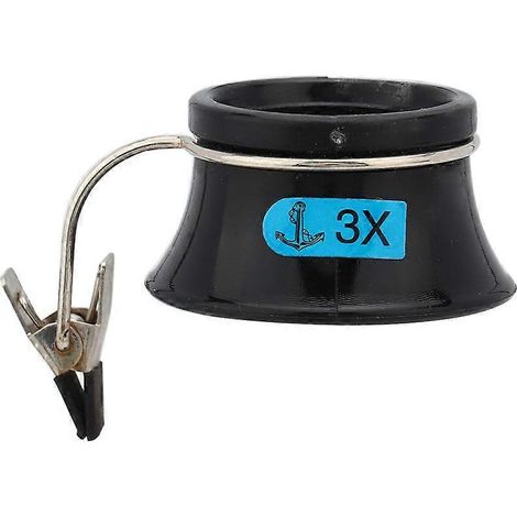 Loupe de réparation de haute précision avec clip, outil d'entretien de montres (3X) (1/5)