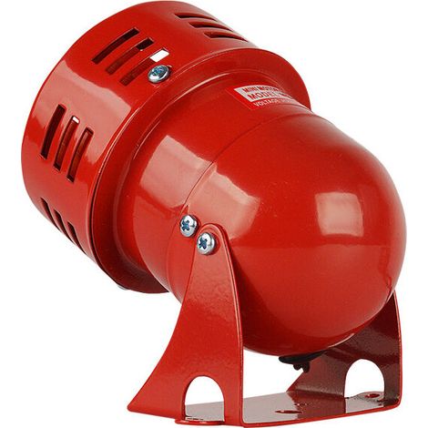 Nazalus-Hot Sale-220V Sirene, rote Motorsirene, Metallhupe, Industrie-Marine-Sirene
