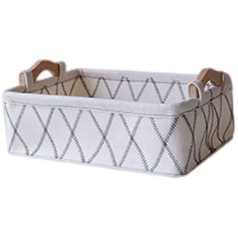 Panier de rangement pliable en feutre doux, idéal pour ranger DVD, CD, livres, sous-vêtements, chaussettes et soutiens-gorge. Panier de rangement décoratif et élégant. (1/4)
