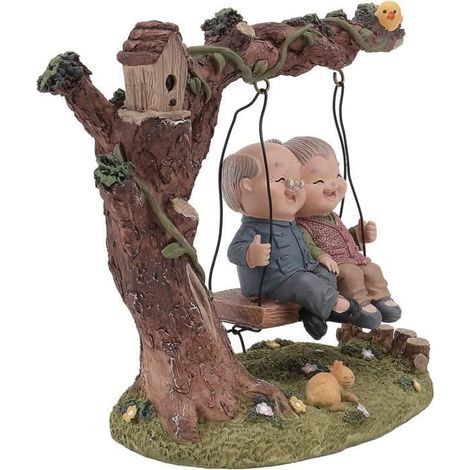 Romantic Figurines - Unspecified - Loving Couple - Resin - 18x8x16 cm - Home Decor
