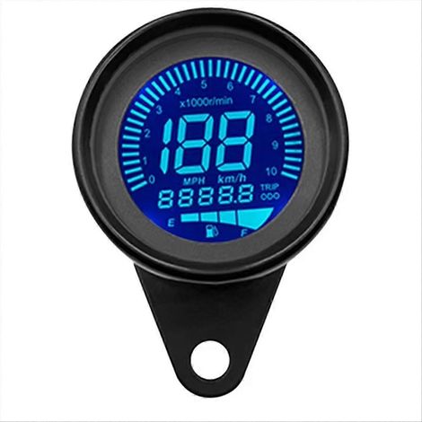 Compteur de vitesse numérique pour moto, odomètre avec éclairage nocturne, B (1/5)