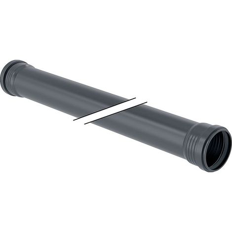 Geberit Silent-Pro Rohr mit zwei Muffen Außendurchmesser 50mm, Länge 100cm (1/5)
