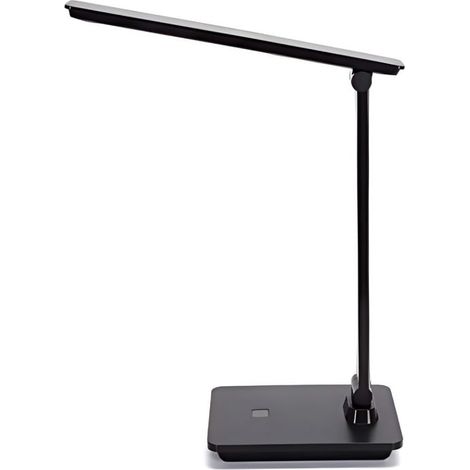 Lampe de bureau LED ajustable corps argenté 9W, 3000-6500K, protection oculaire pour étude, éclairage confort (1/3)