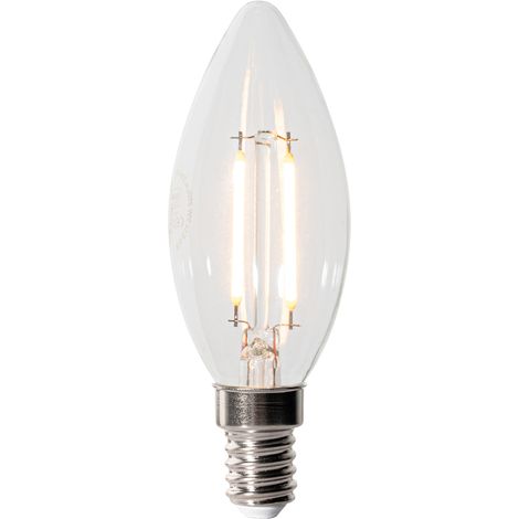 E14 Dimmbare LED-Glühbirne B35 Klar 3W 250 lm 2200K (1/5)