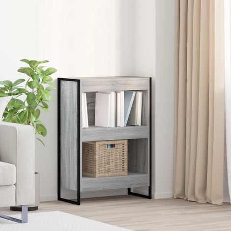 vidaXL Armadio per Libri Grigio Sonoma 60 x 30 x 86,5 cm