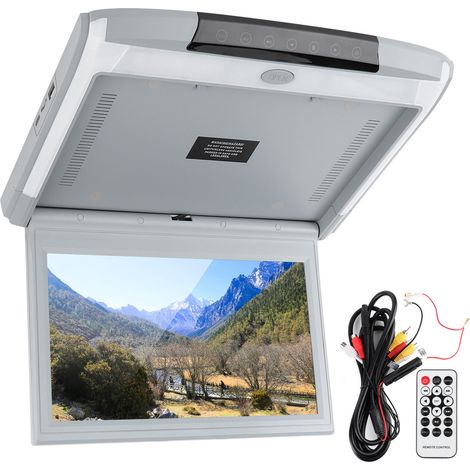 Moniteur de plafond de voiture 11,6 pouces HD 1080P – Écran FHD IPS – Compatible USB, TF, HDMI – Haut-parleurs intégrés, télécommande – YB (1/5)