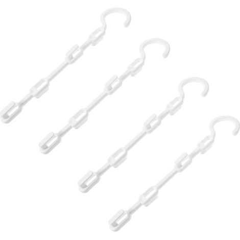 Cintres Organisateurs de Placard Lot de 4, Accessoire de Rangement Suspendu pour Manteaux Lourds, pour Espace Intérieur (1/5)