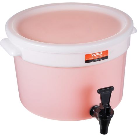 Distributeur de Boissons Grande Capacité de 11 L, Fontaine à Eau avec Robinet et Couvercle, en Plastique, Distribution de Jus Limonade Thé Glacé, pour Restaurants, Hôtels, Cafés, Soirées (1/5)