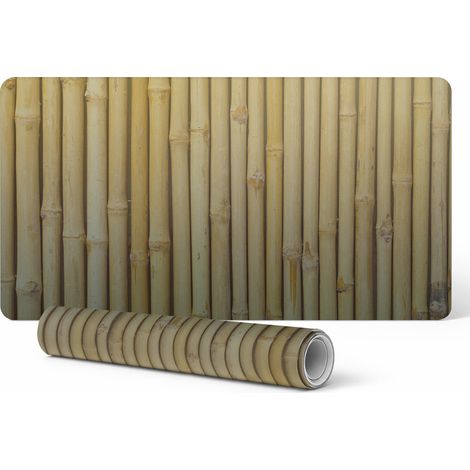Alfombrilla protectora antideslizante para escritorio con estampado gr谩fico de bamb煤, 90x45 cm. (1/5)
