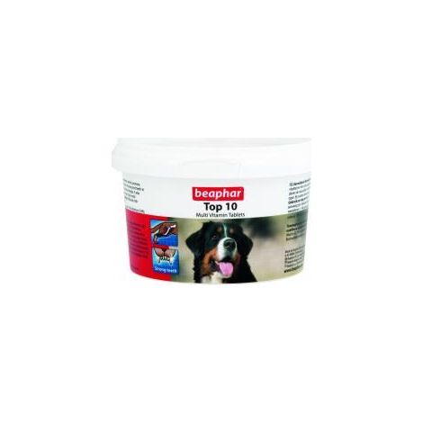 Beaphar Top 10 Multivitamin Tablets for Dogs - 117g - 955441