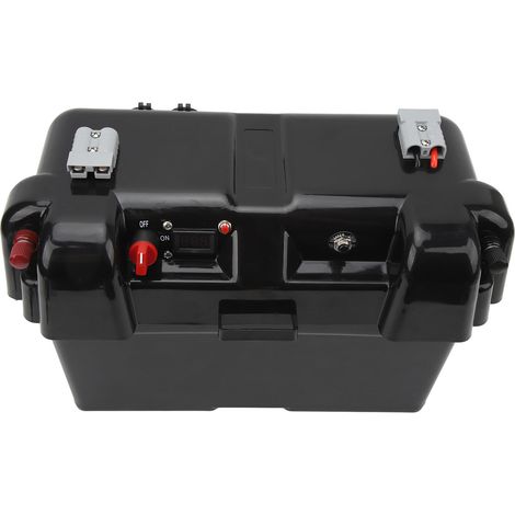 Chargeur de batterie marin avec double prise USB 12V, indicateur de tension, connecteur rapide, centre d'alimentation intelligent pour camping-car, SUV, VTT (1/5)