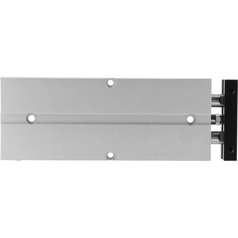 1 Stück 20 mm Bohrung, 100 mm Hub, doppelwirkender pneumatischer Zylinder aus Aluminiumlegierung mit doppelter Kolbenstange (1/5)