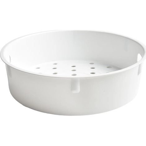 Panier vapeur en plastique pour cuiseur à riz et casseroles – Insert vapeur extensible pour fruits de mer, viande, œufs – Ustensiles de cuisine à économie d'énergie 20 x 18 cm (4 L-5 L) (1/5)