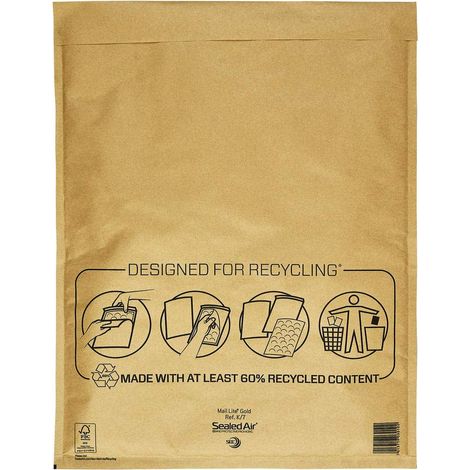 Sealed Air Mail Lite Gold Sobres Almohadillados K 35x47 Cm Beige - Paquete de 50 (1/2)