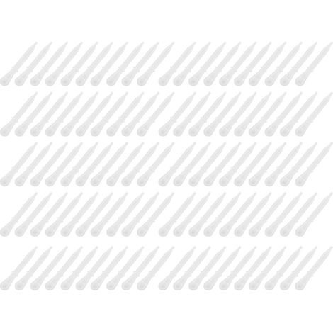 100 Pipettes en Plastique Jetables pour Liquides, Peinture Aérographe, Transfert et Mélange (1/5)