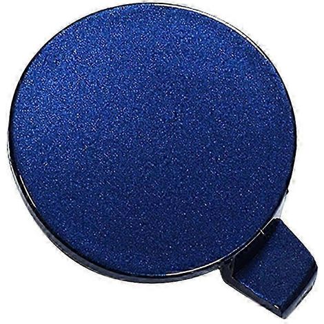 Cache-crochet de remorquage de pare-chocs avant bleu pour Tesla Model 3 2017-2021, ABS, 1 pièce (1/5)