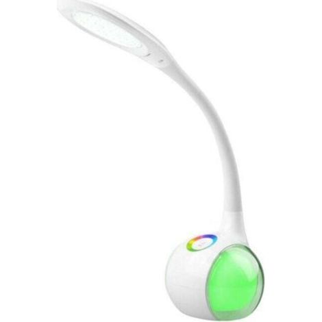 Lampe de bureau LED blanche, multicolore et sensible (1/5)